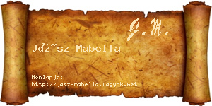 Jász Mabella névjegykártya
